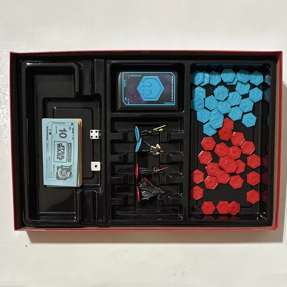 2015 Monopoly Star Wars Edition Hasbro B0324 Complete Board Game w Box